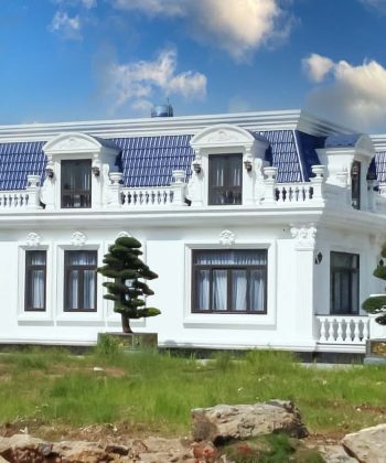 Rèm Cửa Tự Động 2 Lớp Cao Cấp | Biệt Thự Long Thành | Rèm Cửa Long Thành
