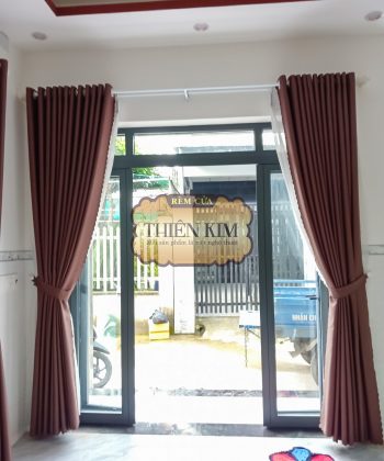 Alternative view of Rèm cửa xã Đại Phước 250723 | Rèm 2 Lớp Hoa Văn Nổi | Rèm Vải & Voan Cao Cấp | Rèm Cửa Long Thành