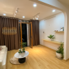Rèm vải 1 màu hoa văn nổi ở Long Thành