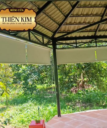Rèm Cuốn Trơn xã Đại Phước 250724 | Chống Nắng Cho Chòi Sân Vườn , Nhơn Trạch, Đồng Nai | Rèm Cửa Long Thành