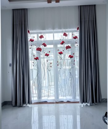 Alternative view of Rèm cửa xã Phước Thái 250724 2 | Rèm Vải Gấm, Voan Thêu & Màn Cầu Vồng Cho Nhà Phố | Rèm Cửa Long Thành