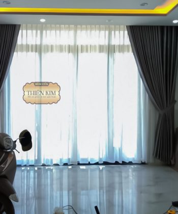 Alternative view of Rèm Cửa Biệt Thự Phước Thái, Long Thành | Rèm 2 Lớp Âm Trần & Cầu Vồng | Rèm Cửa Long Thành