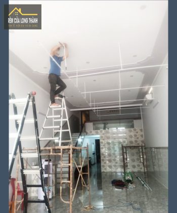 Rèm Cửa Spa Xã Bình An (Long Thành, Đồng Nai)240519 | Voan Trắng Họa Tiết Mưa Rơi & Vải Xanh Hoa Văn Nổi | Sang Trọng & Thư Giãn 46 REM SPA 15