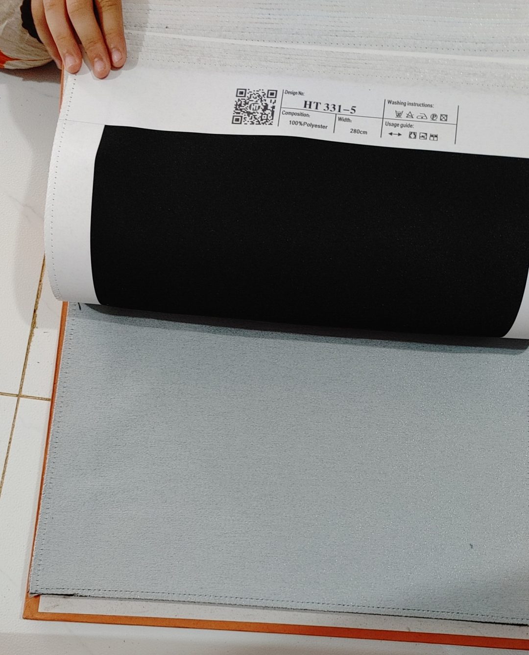 Vải 1 mặt màu & 1 mặt đen trơn HT Chống nắng - Ảnh 9