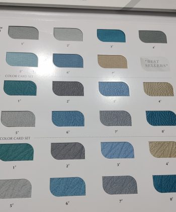 Vải rèm theo màu