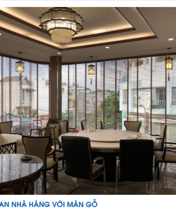 RÈM SÁO NHỰA GIẢ GỖ SB
