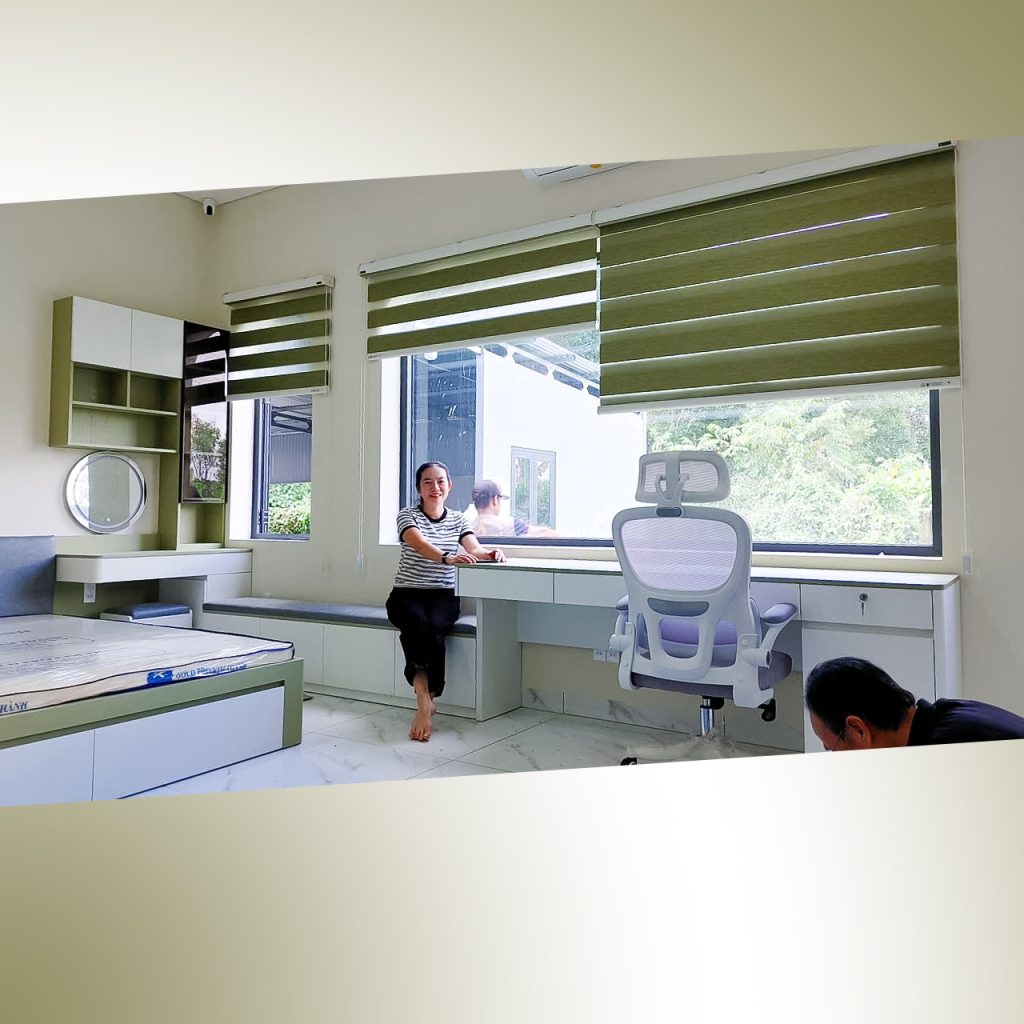 Rèm Cửa An Phước 250720 5- Rèm Nhà Phố 2 Lớp Âm Trần Tại Xã An Phước, Long Thành 28 Rèm Cửa An Phước 250720 5