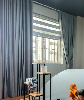 Rem cua phong ngu rem vai may dinh vi va rem cau vong cho cua so 2