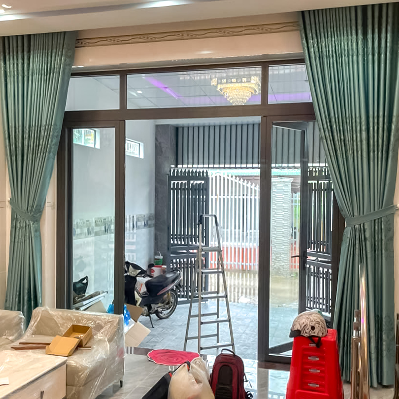 Rèm Cửa Nhơn Trạch 251119 - Vải Gấm Thêu 3 Lớp Cản Sáng 98% 8 Rèm Cửa Nhơn Trạch 251119 - Vải Gấm Thêu 3 Lớp Cản Sáng 98% - Ảnh 6