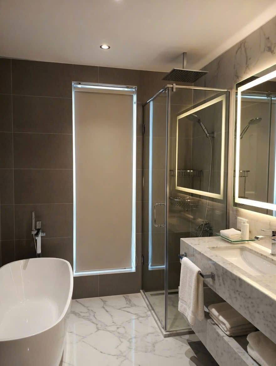 Rèm Cửa Long Thành 250329 - Chuyên Rèm Cuốn & Rèm Vải Màu Be Sang Trọng 16 rèm cửa Long Thành Nhơn Trạch Đồng Nai