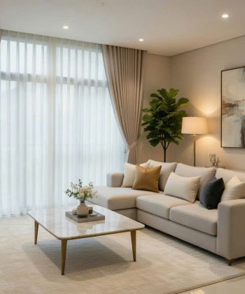 Rèm Cửa Long Thành 250329 - Chuyên Rèm Cuốn & Rèm Vải Màu Be Sang Trọng 28 rèm cửa Long Thành Nhơn Trạch Đồng Nai