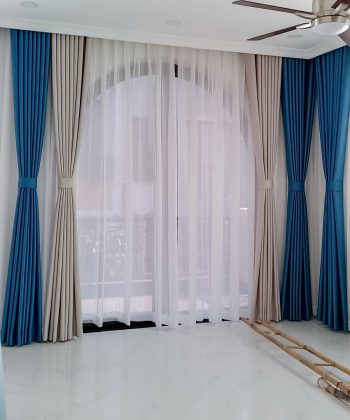 Thi Công Rèm Cửa Thông Tầng Phòng Khách Tại Nhơn Trạch Long Thành | Rèm Cửa ở Long Thành 27 Rem cua sanh lau 3