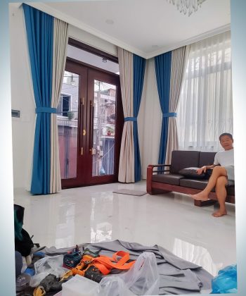 Thi Công Rèm Cửa Thông Tầng Phòng Khách Tại Nhơn Trạch Long Thành | Rèm Cửa ở Long Thành 31 rem cua phong khach 1