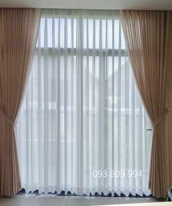 May Rèm Vải 2 Lớp phòng khách Long Thành , Rèm Cầu Vồng, Rèm Sáo Nhôm Tại Long Thành Giá Xưởng