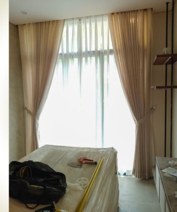 Lắp Đặt Rèm Cửa 2 Lớp Tại Long Thành Nhơn Trạch | Rèm Cửa Long Thành 15 rem cua 2 lop phong khach le van tho go vap