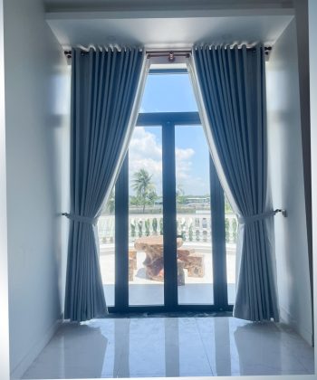 Thi Công Rèm Cửa Biệt Thư Xã An Phước Long Thành Trọn Gói | Cửa hàng rèm cửa Long Thành 39 rem cua 2 lop cua ra vao ban cong rem cua biet thu