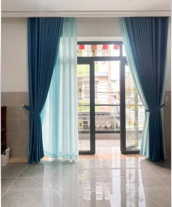 Rèm cửa 2 lớp đẹp giá rẻ ở Long Thành Nhơn Trạch Đồng Nai chống nắng cách nhiệt hiệu quả
