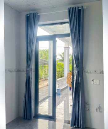 Lắp Đặt Rèm Cửa Xã An Phước Long Thành Đồng Nai | Uy Tín, Giá Rẻ 15 rem cua ra vao nha bep rem vai