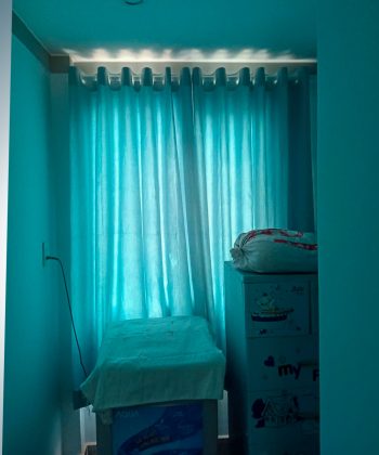 Alternative view of Lắp Đặt Rèm Cửa Xã Long An Huyện Long Thành Đồng Nai | Mẫu Rèm Vải Xanh Cao Cấp