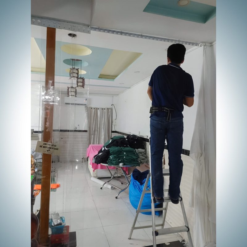 Rèm PVC Ngăn Lạnh Điều Hòa