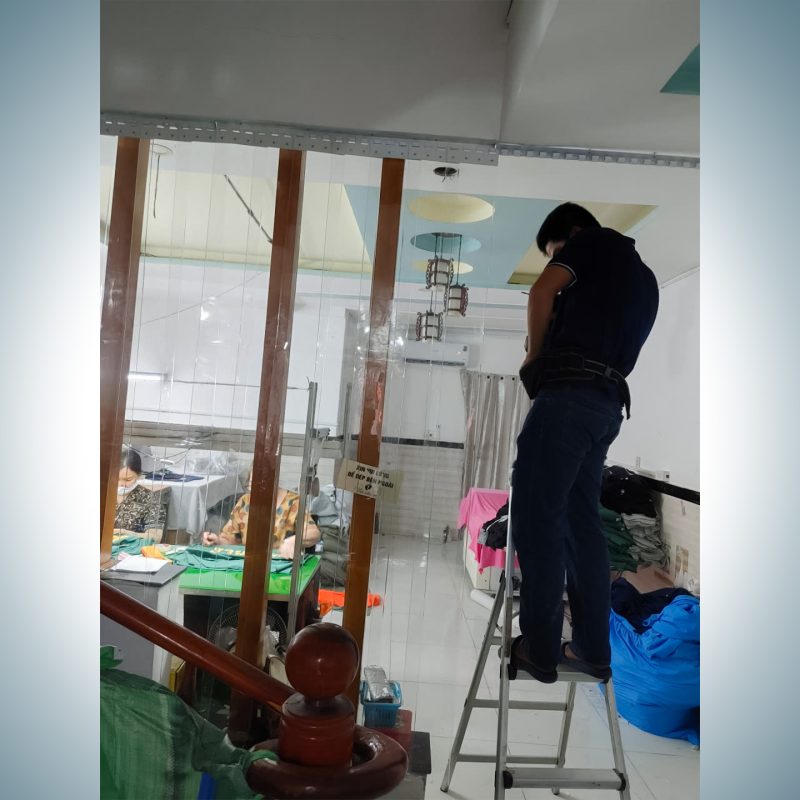 Rèm PVC Ngăn Lạnh Điều Hòa