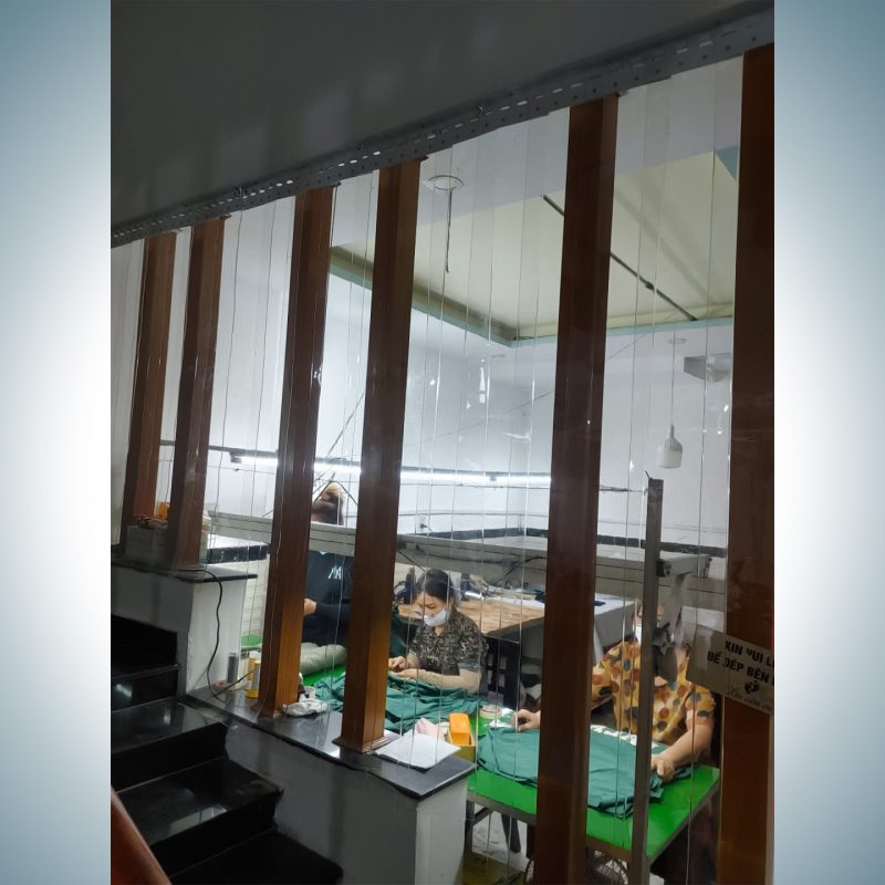 Rèm PVC Ngăn Lạnh Điều Hòa